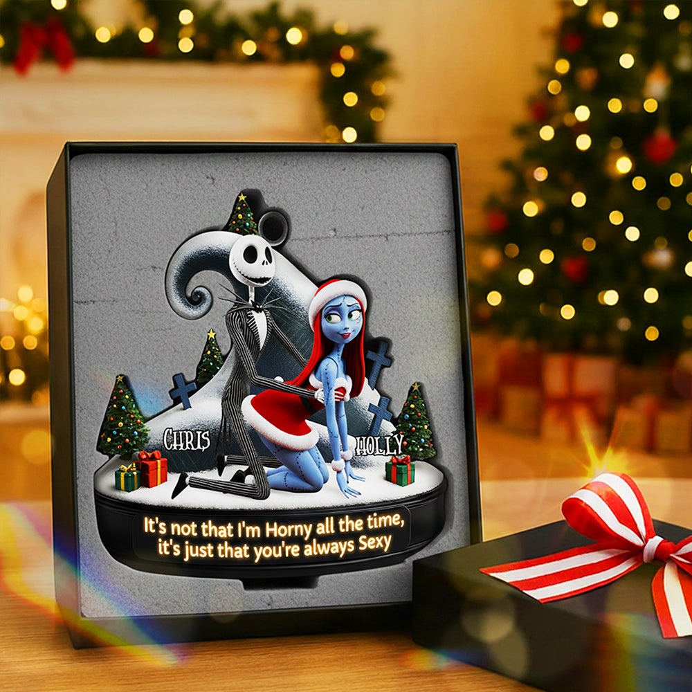 Personalized Acrylic Ornament Custom Message Gift for Couples