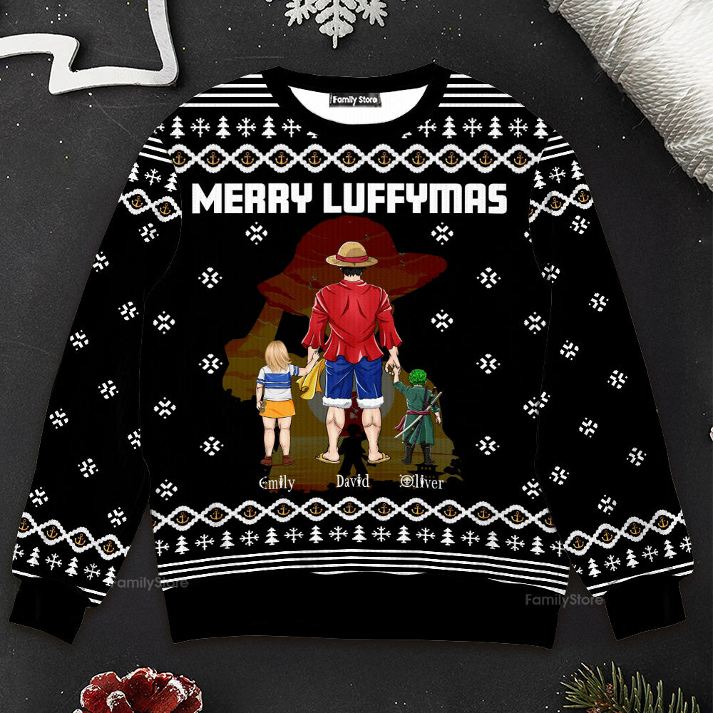 Personalized Ugly Christmas Sweater Custom Family Design Gift
