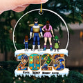 Personalized Super Saiyan Family Ornament 2025 Gift for Family