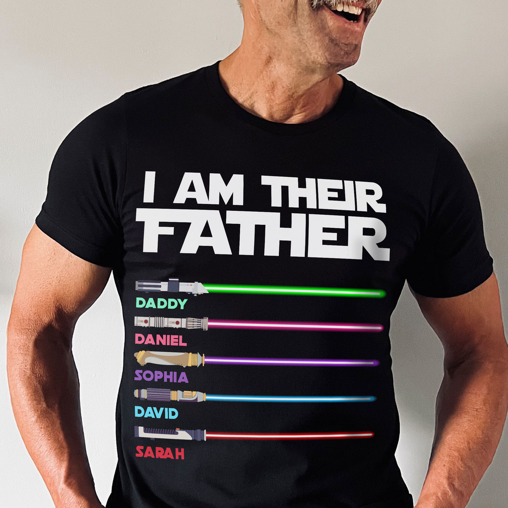 Personalized Best Dad in the Galaxy Shirt Custom Gift for Dad