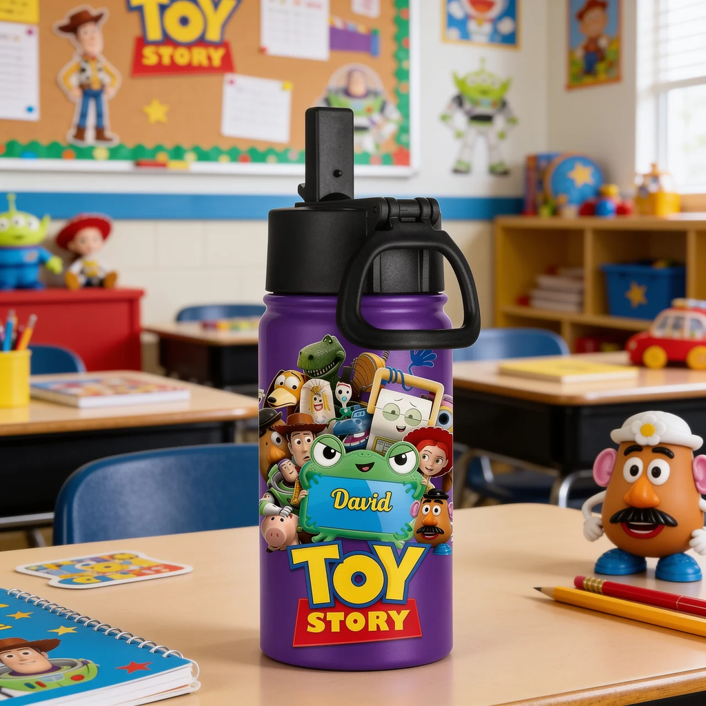 Personalized Toy Story School Backpack Set for Kids - Lunch Bag, Pencil Case & Water Bottle School Bag+ GradoCreations