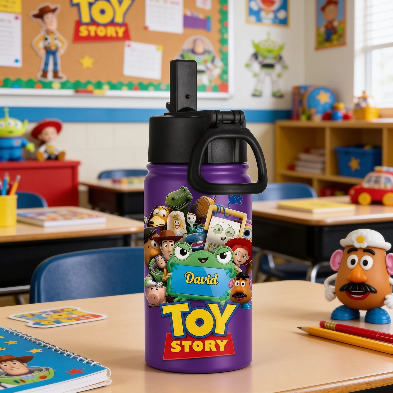 Personalized Toy Story School Backpack Set for Kids - Lunch Bag, Pencil Case & Water Bottle School Bag+ GradoCreations