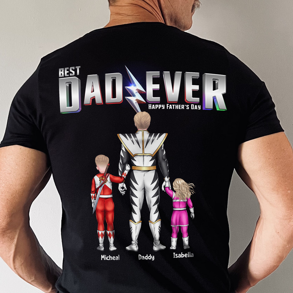 Personalized Best Dad Ever Dada Rangers Shirt Gift for Dad