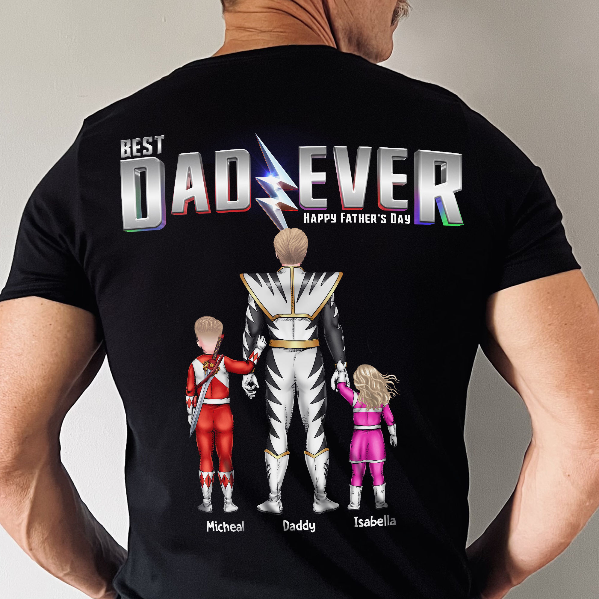 Personalized Best Dad Ever Dada Rangers Shirt Gift for Dad