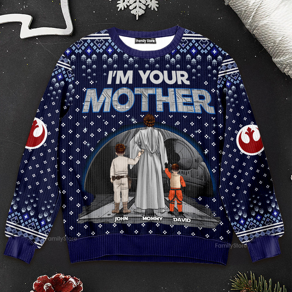 Personalized Star Wars Ugly Sweater Gift for Mom Christmas