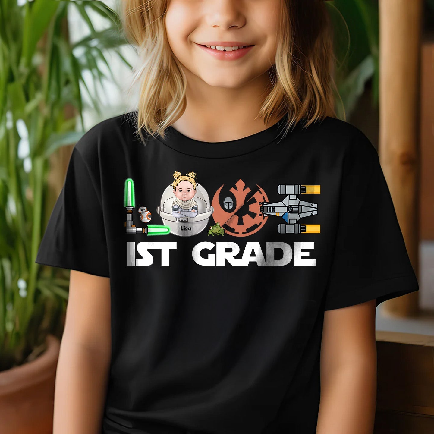 Personalized Star Wars Shirt Gift for First Day of School Kids