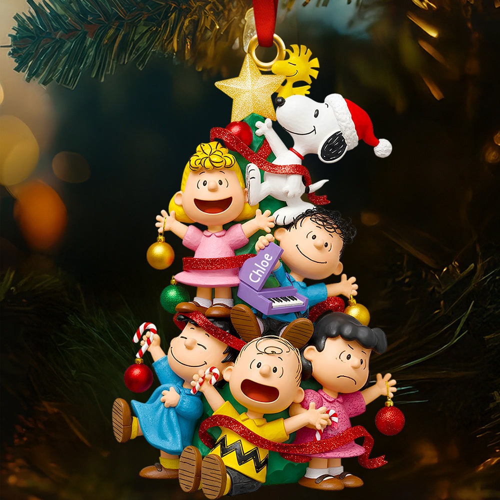 Personalized Peanuts Friends Forever Christmas Ornament Gift