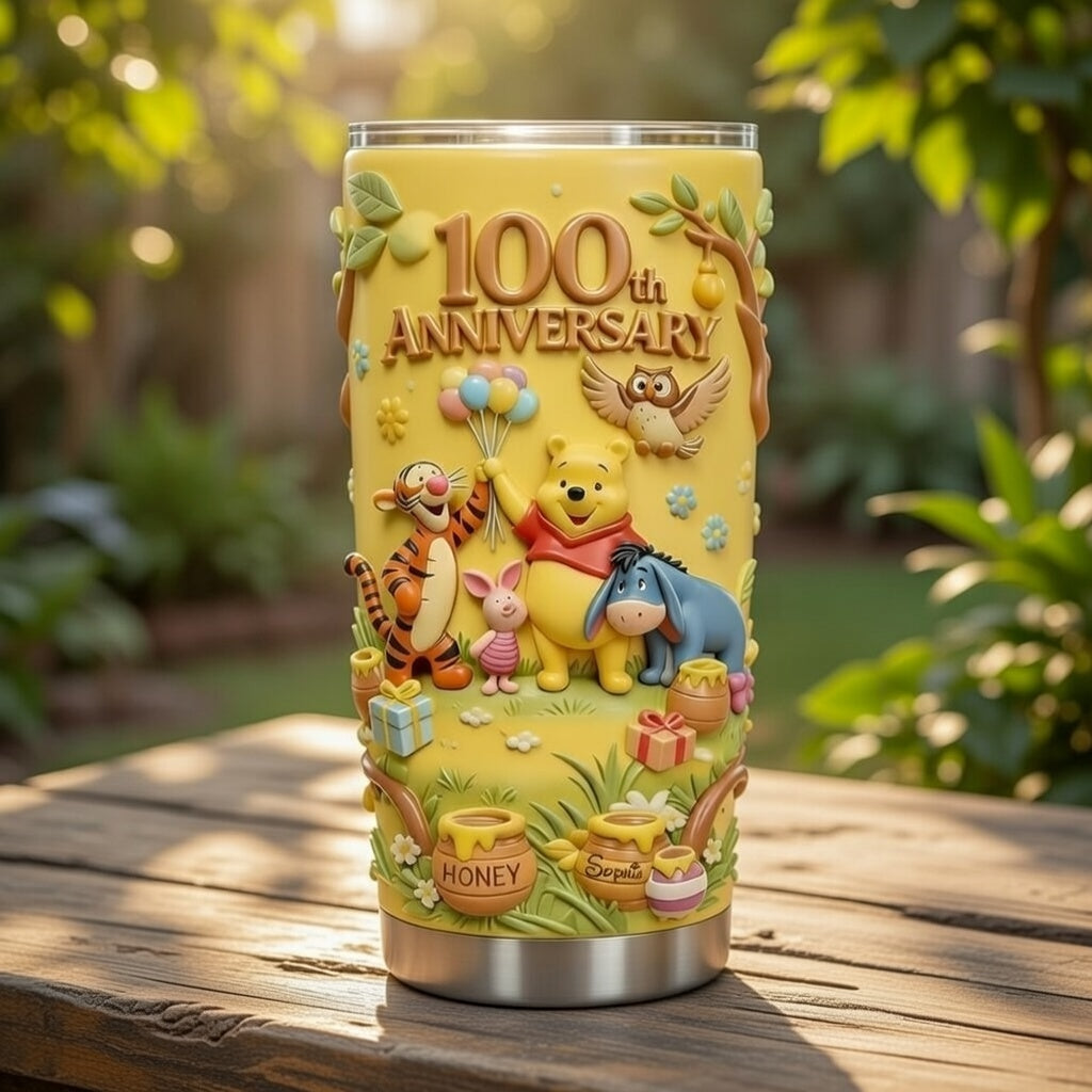 Personalized 100th Anniversary Tumbler Gift for Movie Fans