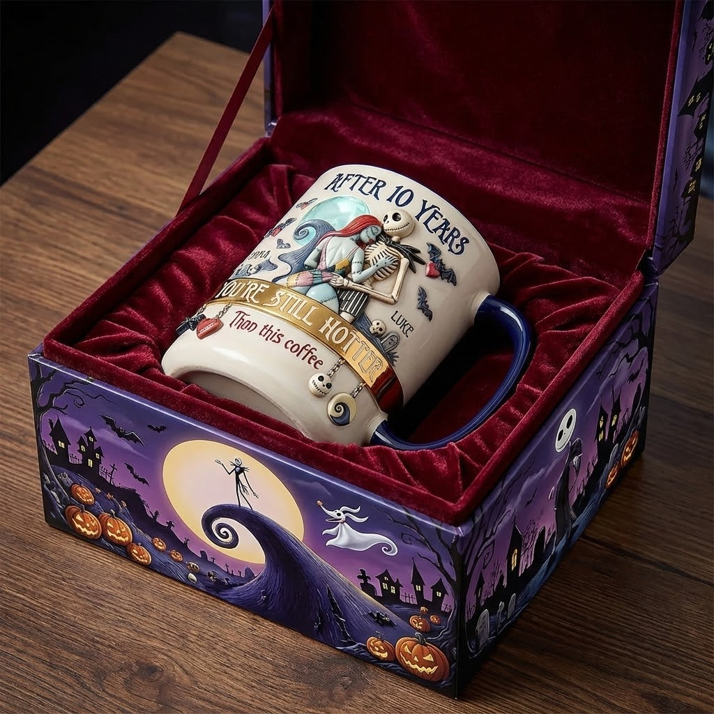 Personalized Spooky Accent Mug for Couples | Halloween Gift Idea