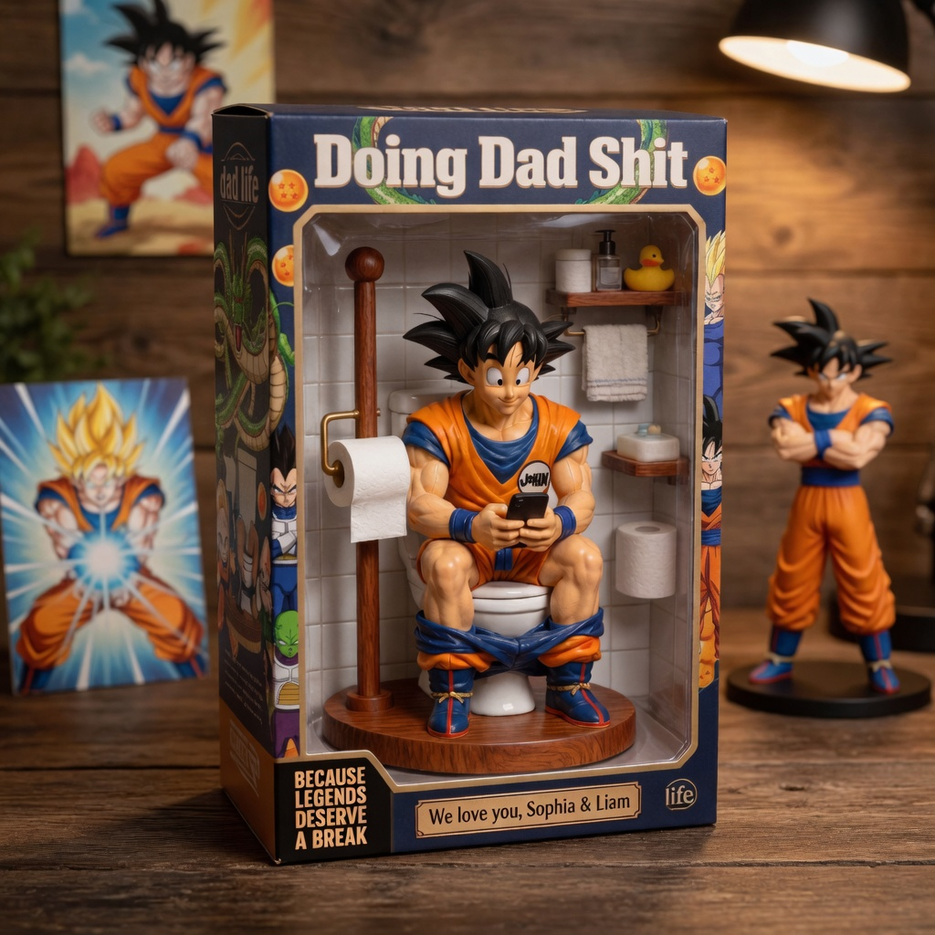 Personalized Acrylic Plaque Doing Dad Shit Gift for Dad