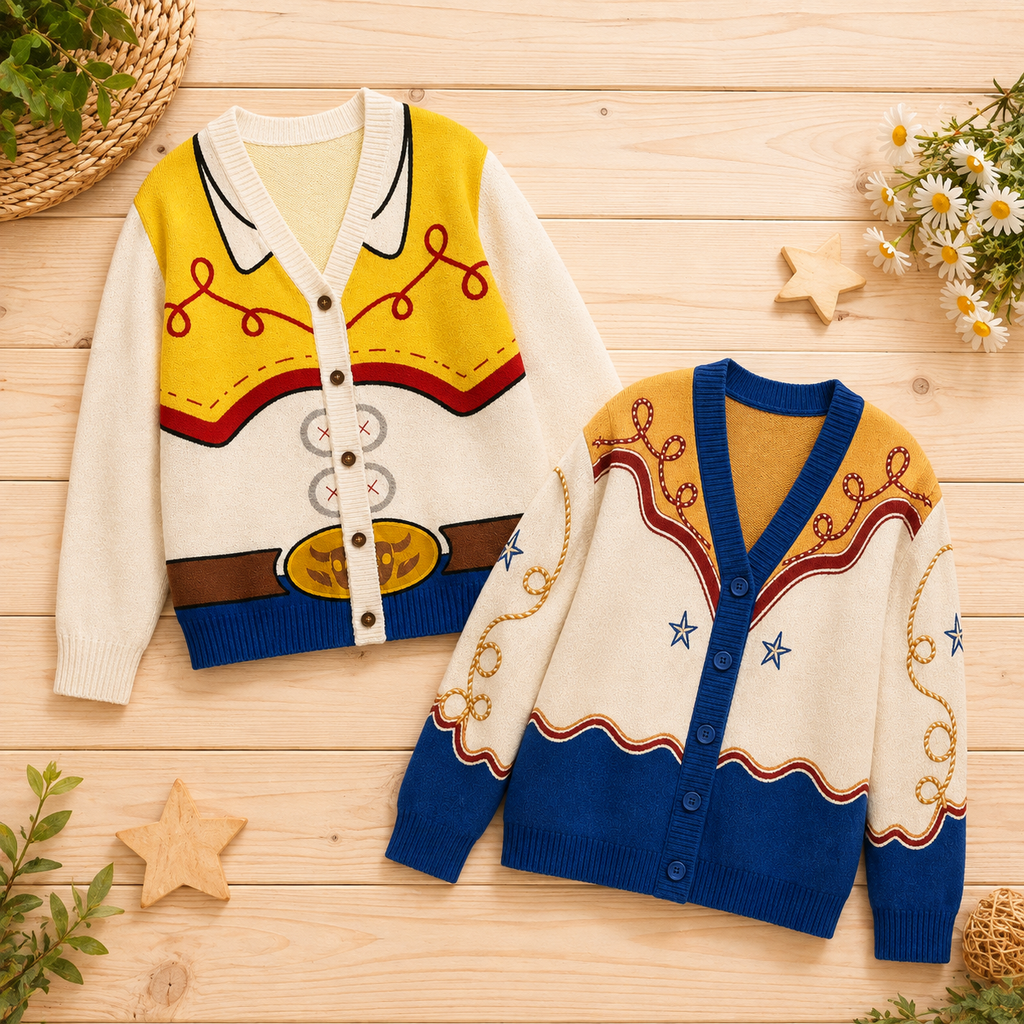 Personalized Jessie Cowgirl Cardigan Costume for Girls Cardigan GradoCreations
