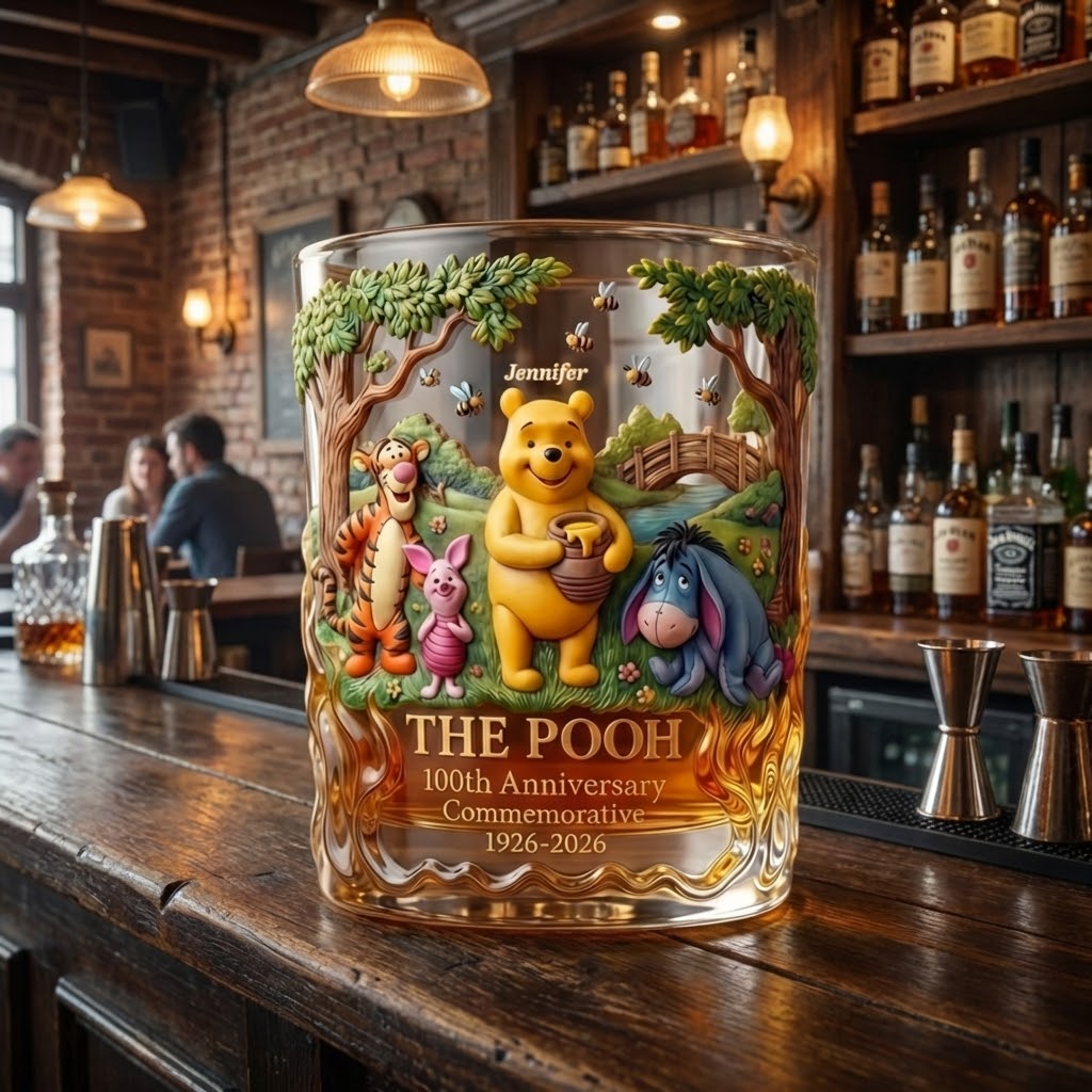 Personalized Whiskey Glass 100th Anniversary Gift for Movie Fans