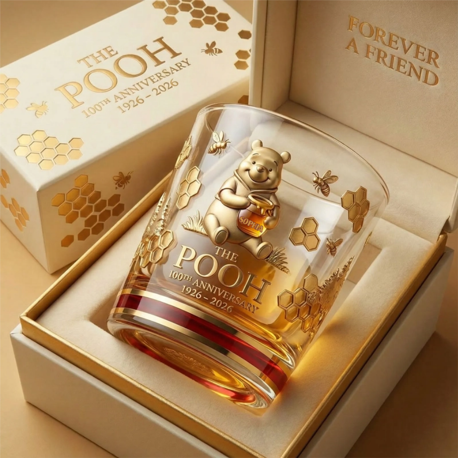 Personalized 100th Anniversary Whiskey Glass Gift for Movie Fans