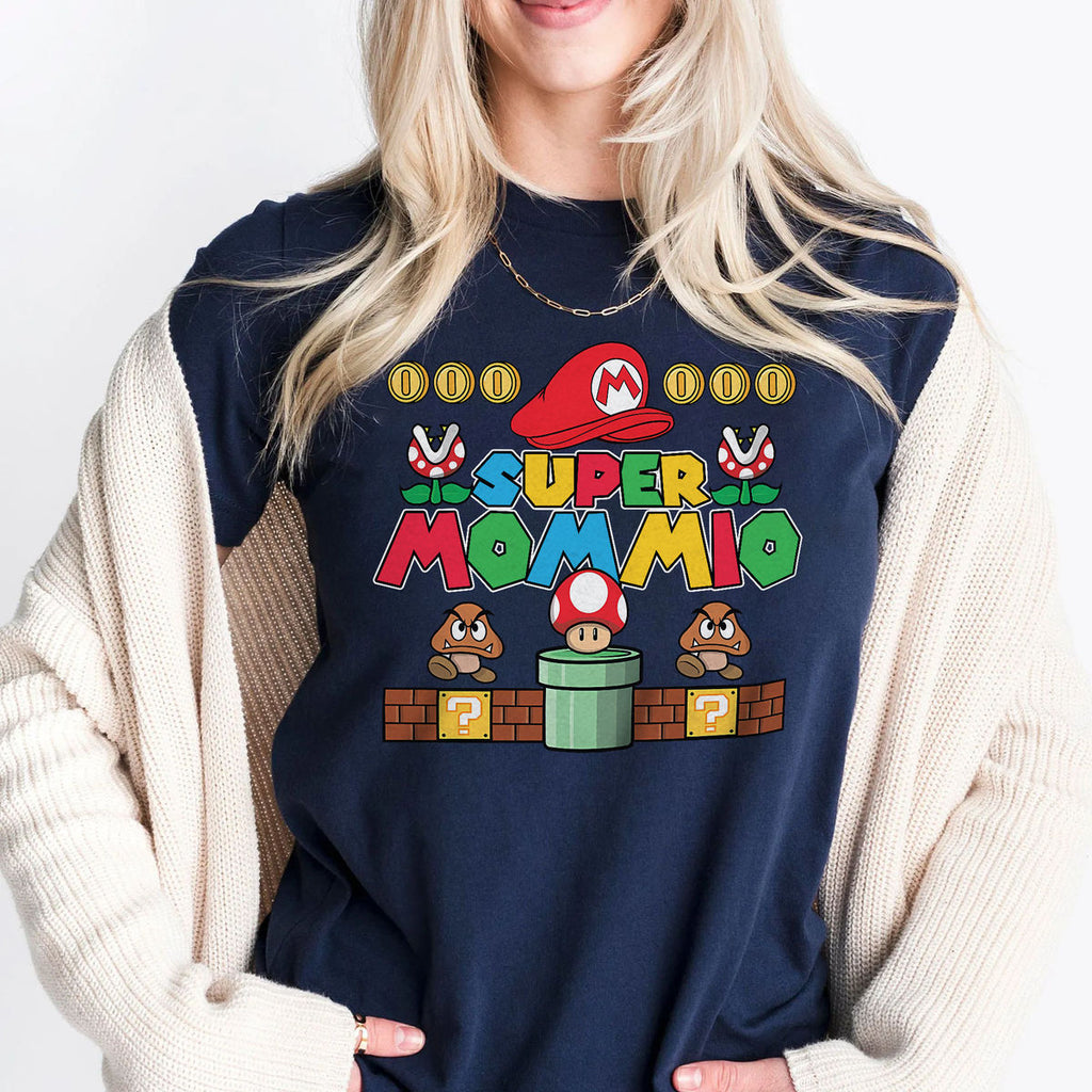 Personalized Super Mommio Gaming Shirt for Mom - Unique Gift
