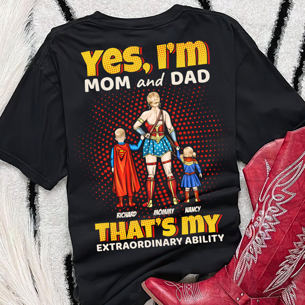 Personalized Mom Shirt Yes I'm Mom Custom Family Gift Cotton Apparel GradoCreations