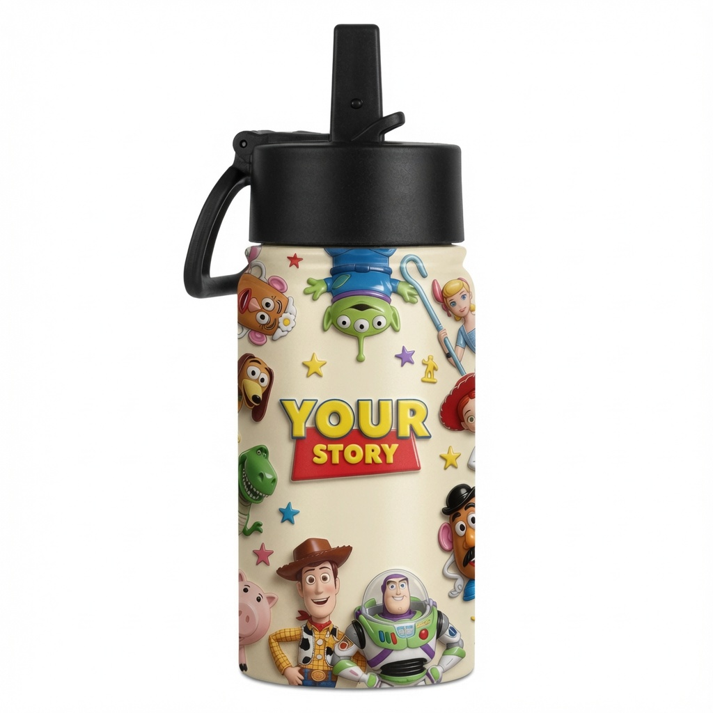 Personalized Cartoon-Themed School Backpack Set for Kids
