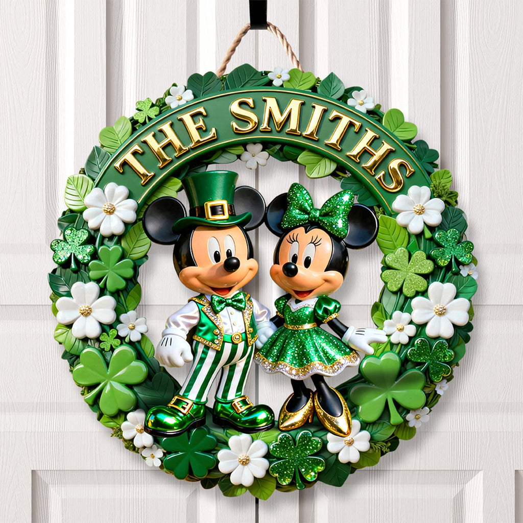 Personalized St. Patrick's Day Wooden Sign Family Gift Decor