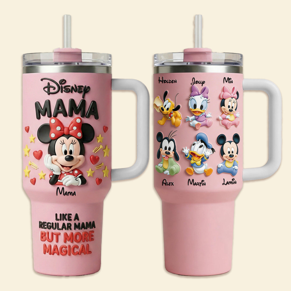 Personalized Disney Tumbler Cup for Mom Magical Gift Idea