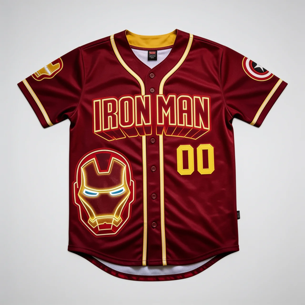 Personalized Comic Characters Baseball Jersey Gift for Movie Fans Baseball Jersey GradoCreations