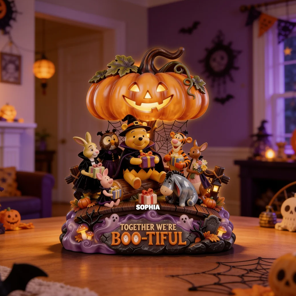Personalized Acrylic Light Box Halloween Gift for Family Movie Fans Acrylic Light Box GradoCreations