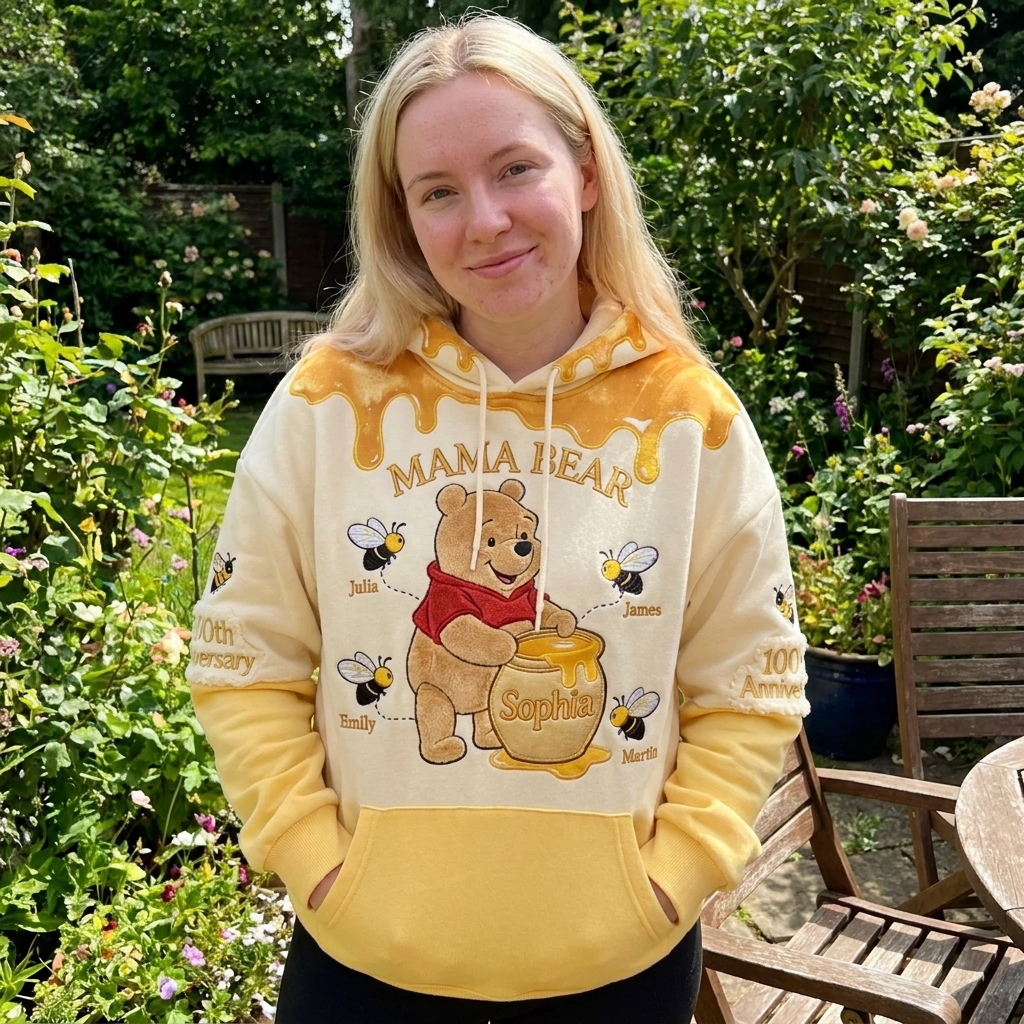 Personalized Mama Bear All Over Shirt Gift for Mom | Movie Fans