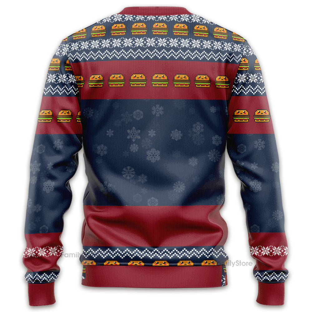 Personalized Family Ugly Sweater Juicy Delicious Christmas Gift