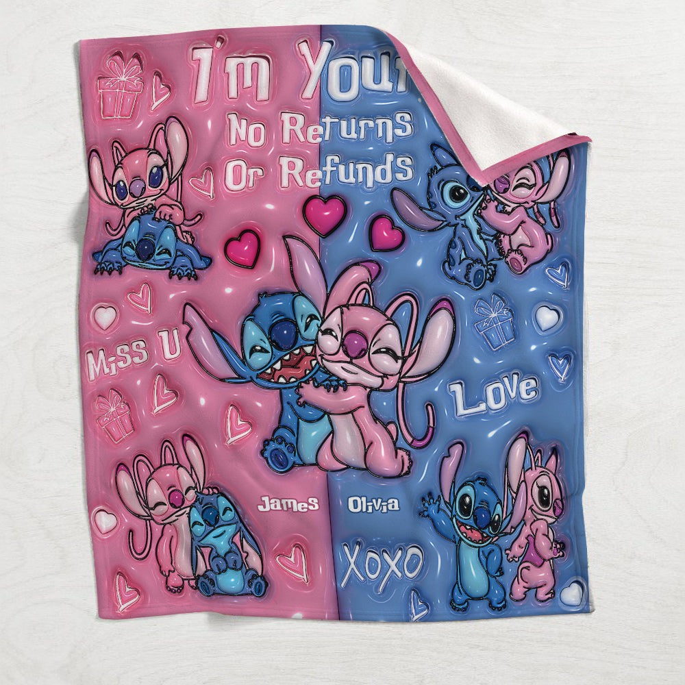 Personalized Couples Blanket with Custom Names Gift | GradoCreations
