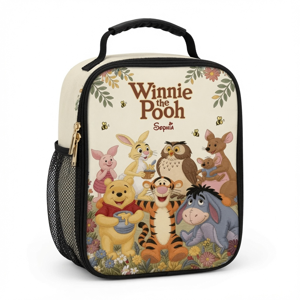 Personalized Winnie the Pooh Backpack Set for Kids - Back to School Gift School Bag+ GradoCreations