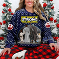 Personalized Star Wars Ugly Sweater Custom Family Names Holiday Gift