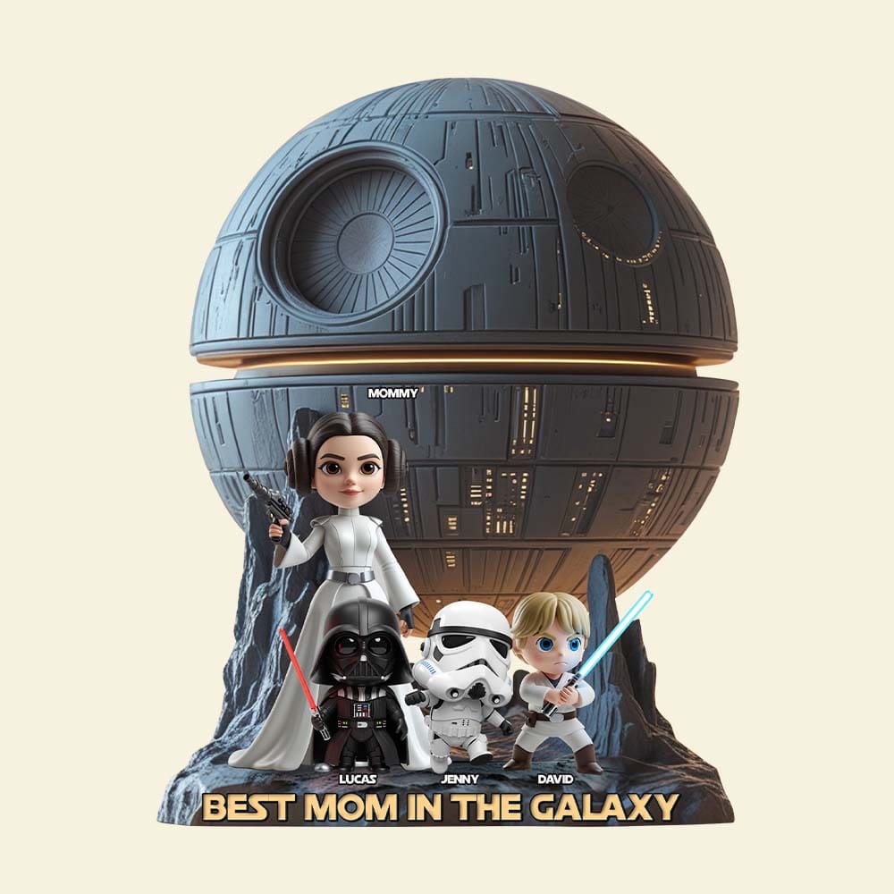 Personalized Acrylic Plaque The Force Is Strong With This Mom Gift for Mom Custom Home Decor