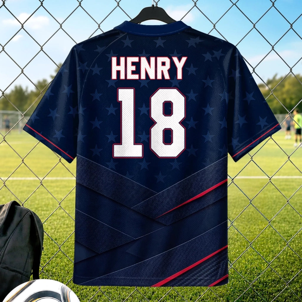 Personalized USA Soccer Jersey Custom Name Gift for Soccer Fans