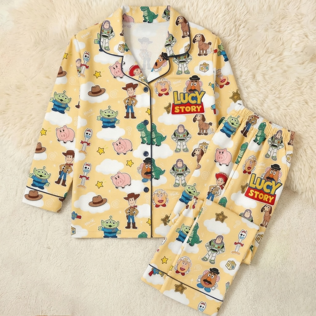 Personalized Toy Story Pajama Set Unique Gift for Movie Fans