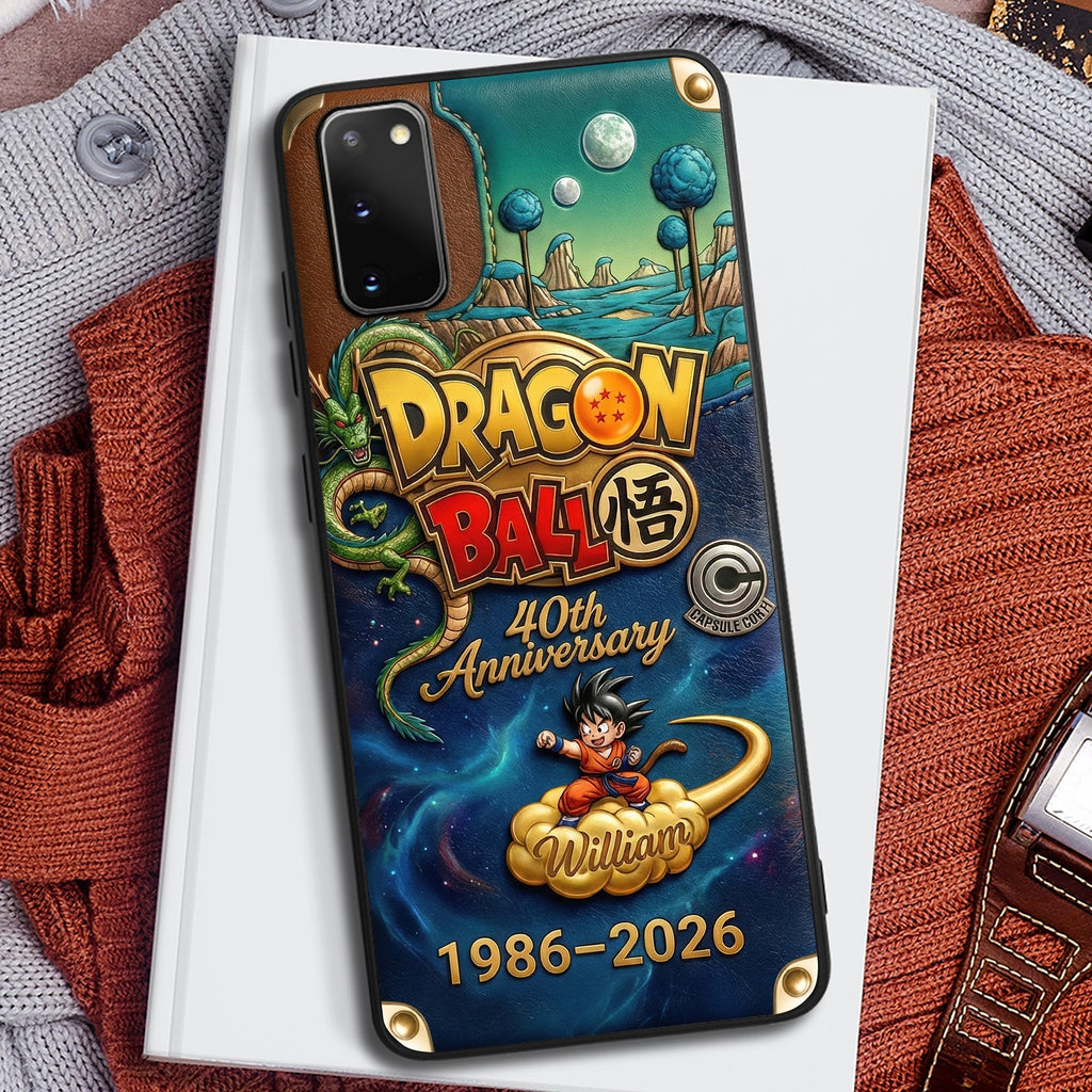 Personalized Dragon Ball 40th Anniversary Phone Case Gift for Movie Fans