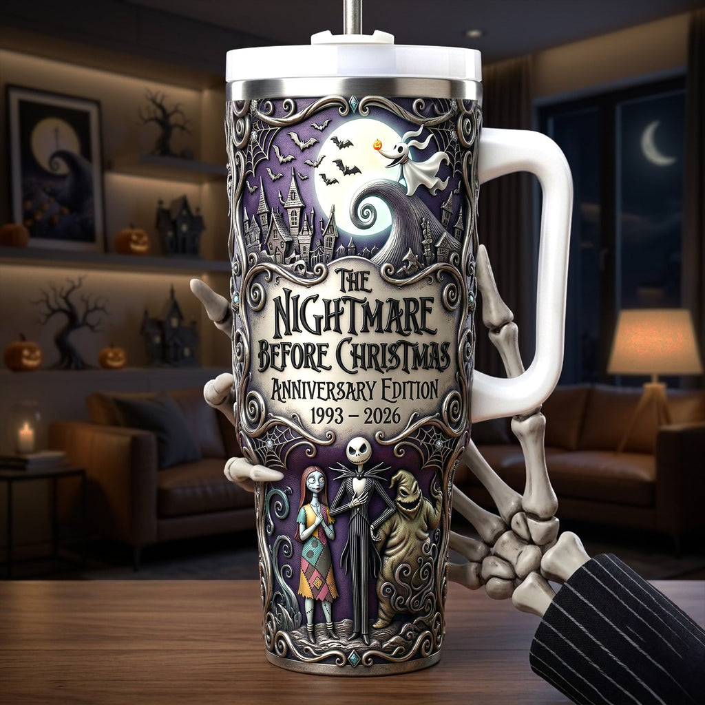 Personalized Spooky Nightmare Tumbler Cup Gift for Horror Fans