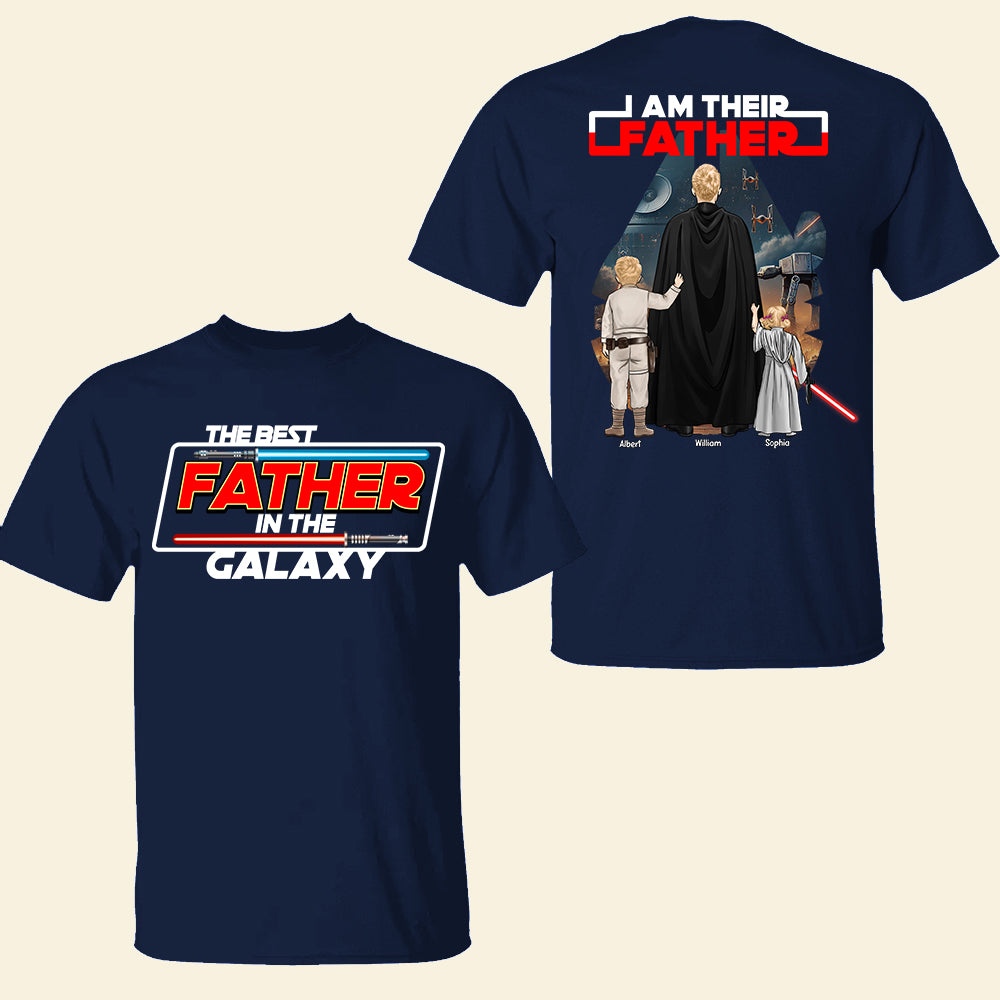 Personalized Star Wars T-Shirt for Dad – Custom Gift for Father's Day