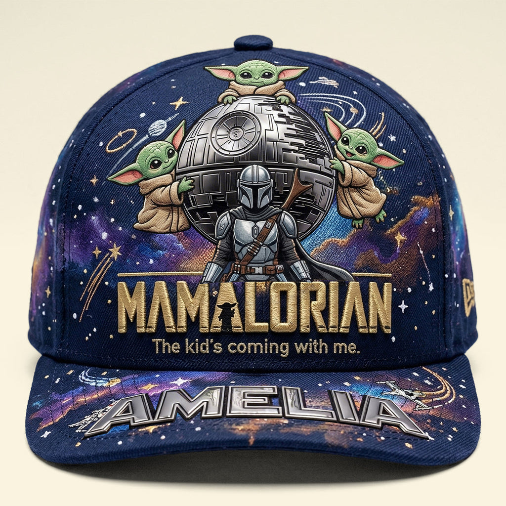 Personalized Galaxy Star Warrior Cap Gift for Mom | Movie Fans