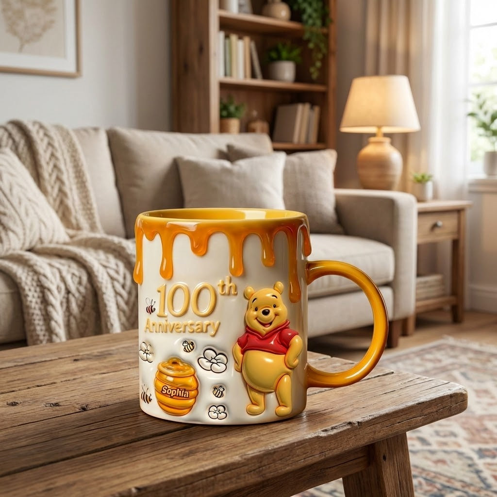 Personalized 100th Anniversary Accent Mug for Movie Fans