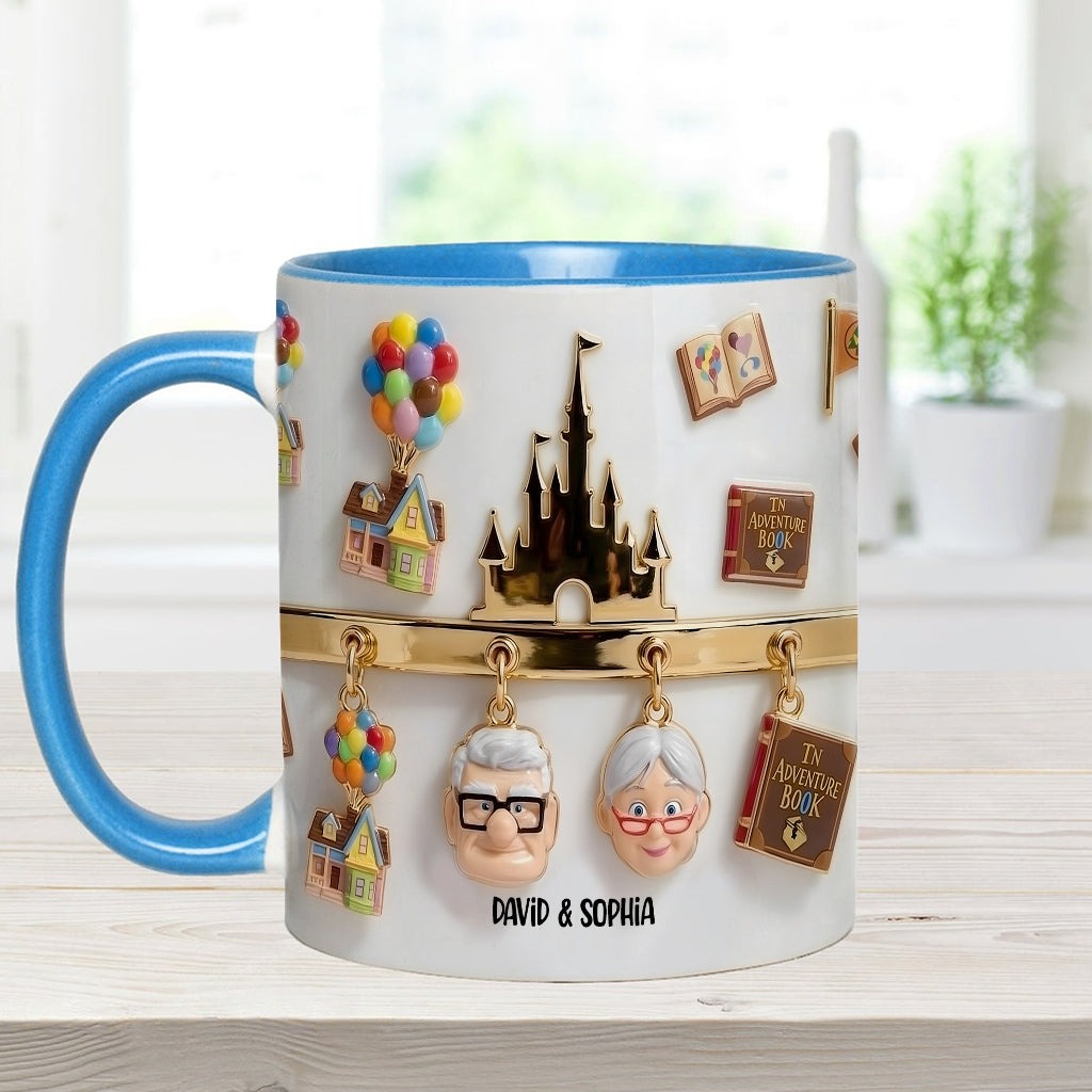 Personalized Accent Mug Gift for Grandparents Couples | GradoCreations
