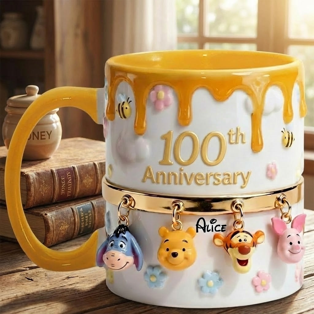 Personalized 100th Anniversary Accent Mug Gift for Movie Fans