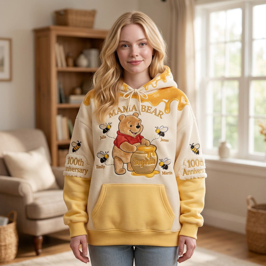 Personalized Mama Bear All Over Shirt Gift for Mom | Movie Fans