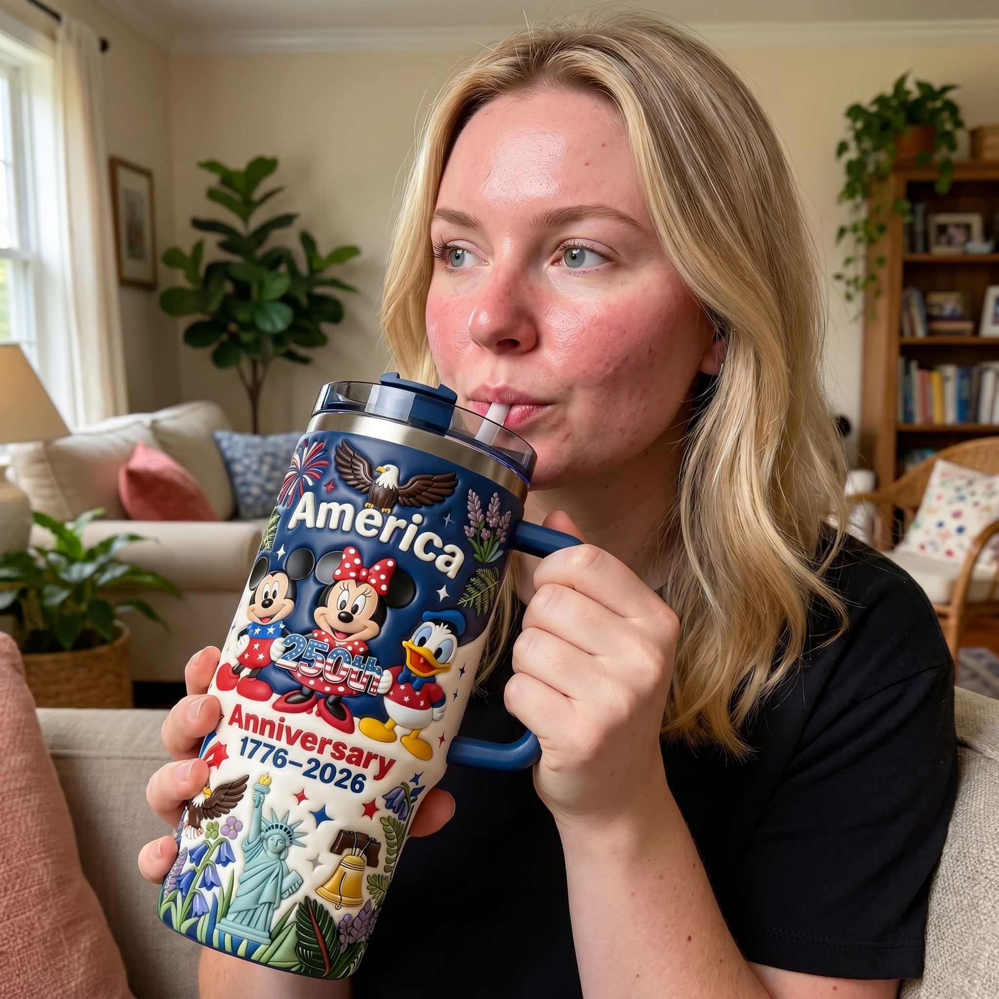 Personalized 250th Anniversary America Tumbler Gift for Patriots