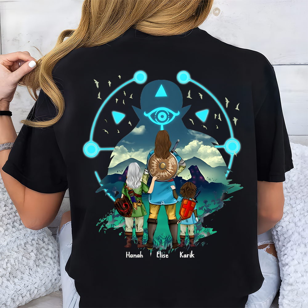 Personalized Cotton Shirt for Mom - Legend of Mom Children of the Wild Gift