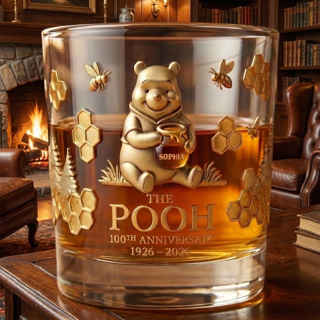 Personalized 100th Anniversary Whiskey Glass Gift for Movie Fans