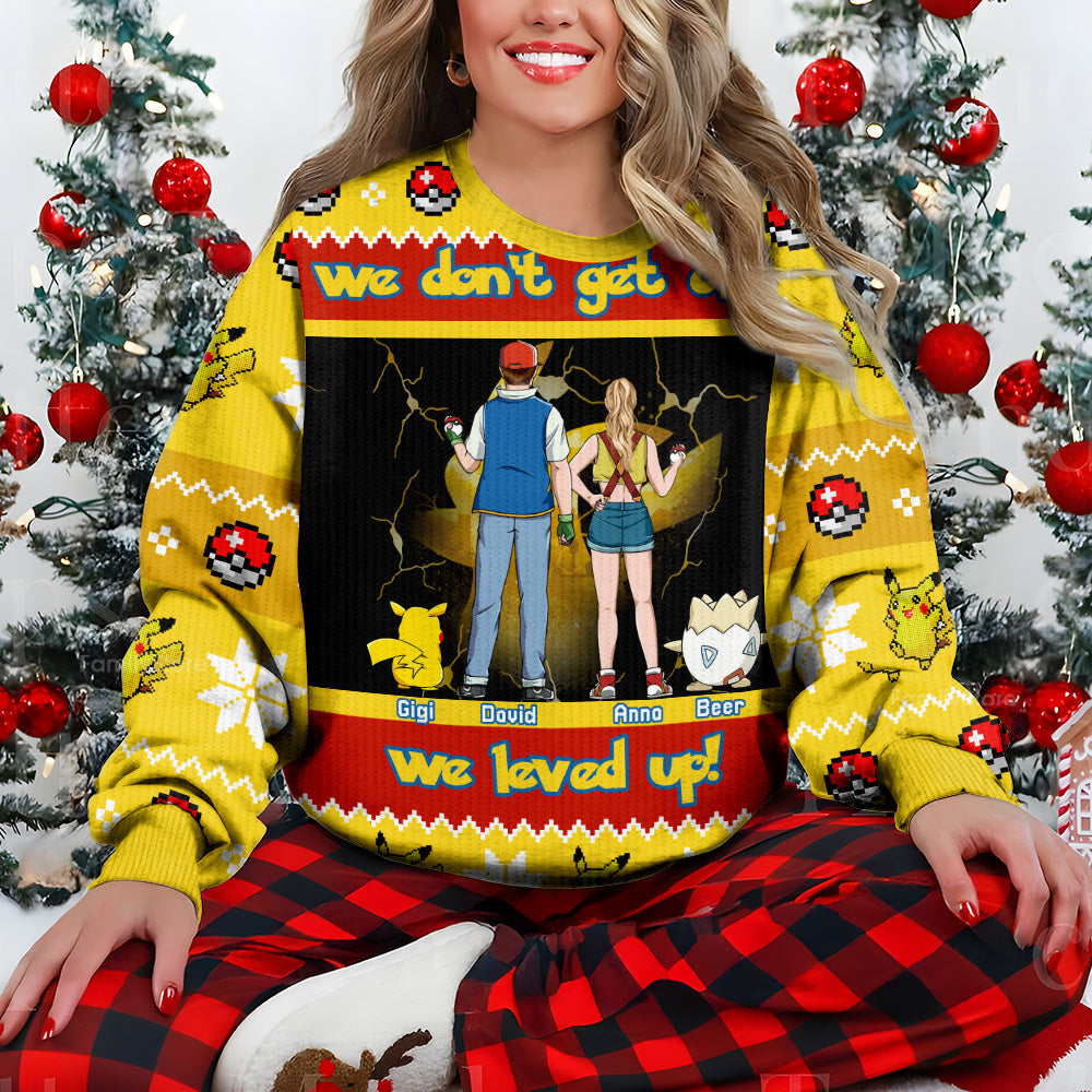 Personalized Ugly Sweater We Don't Get Older Custom Couple Family Christmas Gift