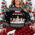 Personalized Ugly Sweater Best Grandma in the Galaxy Christmas Gift