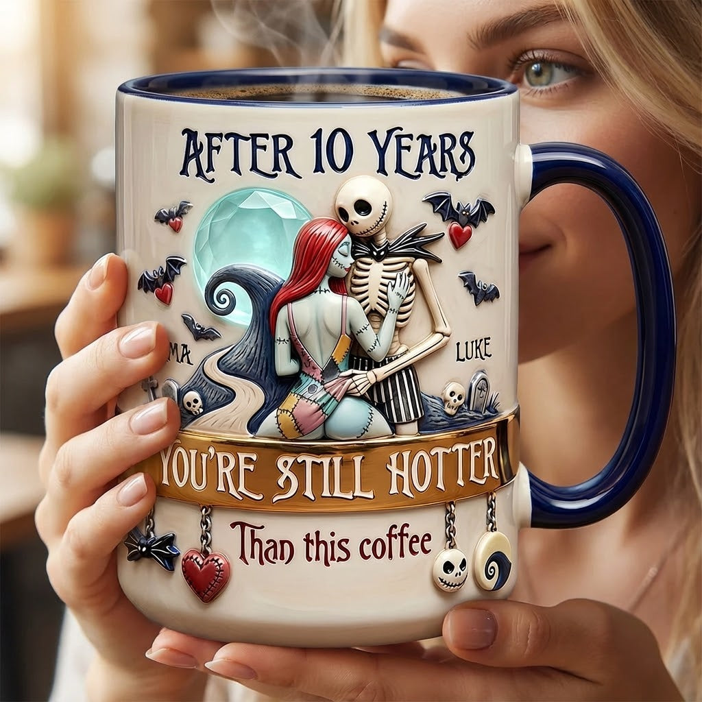 Personalized Spooky Accent Mug for Couples | Halloween Gift Idea