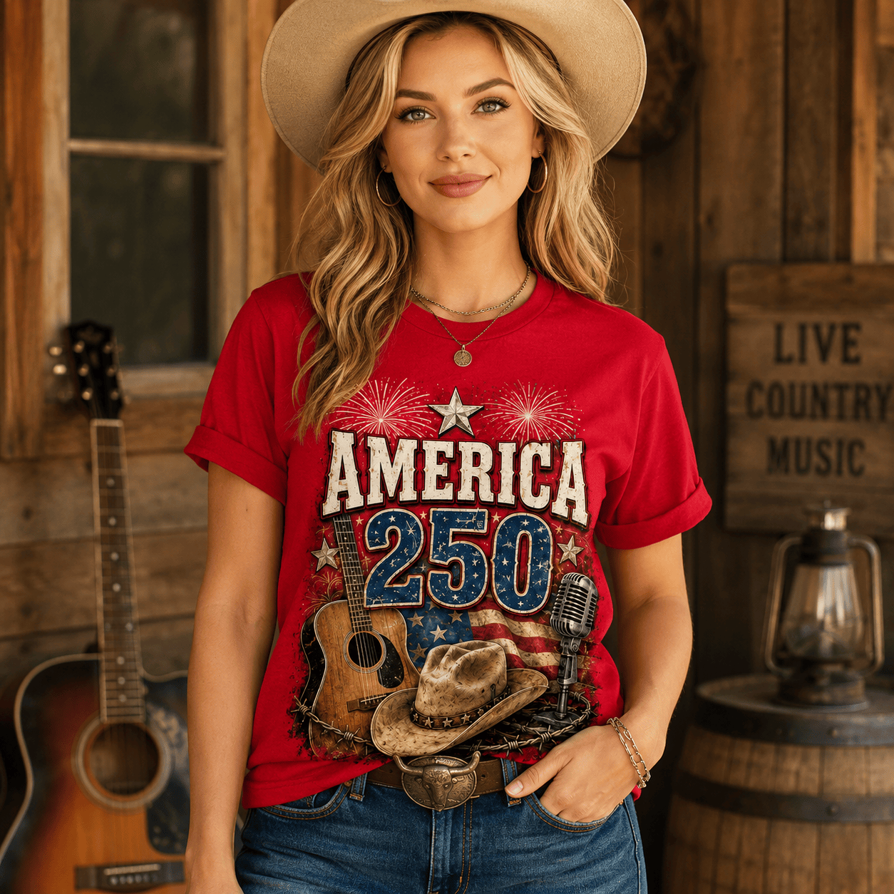 Personalized George Strait Shirt I Love America Gift for Family