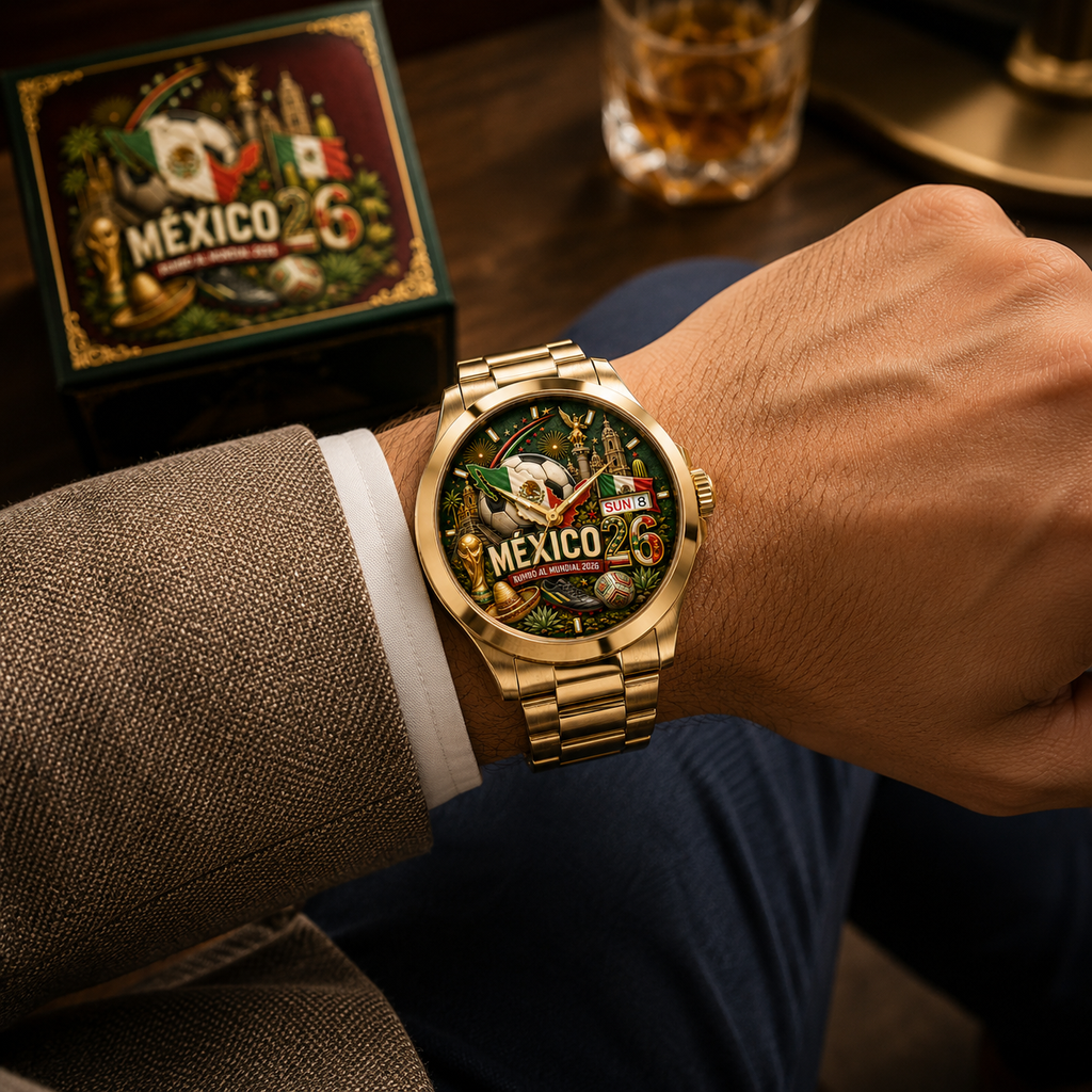 Mexico Football Team Men's Wrist Watch Custom Gift for Fans