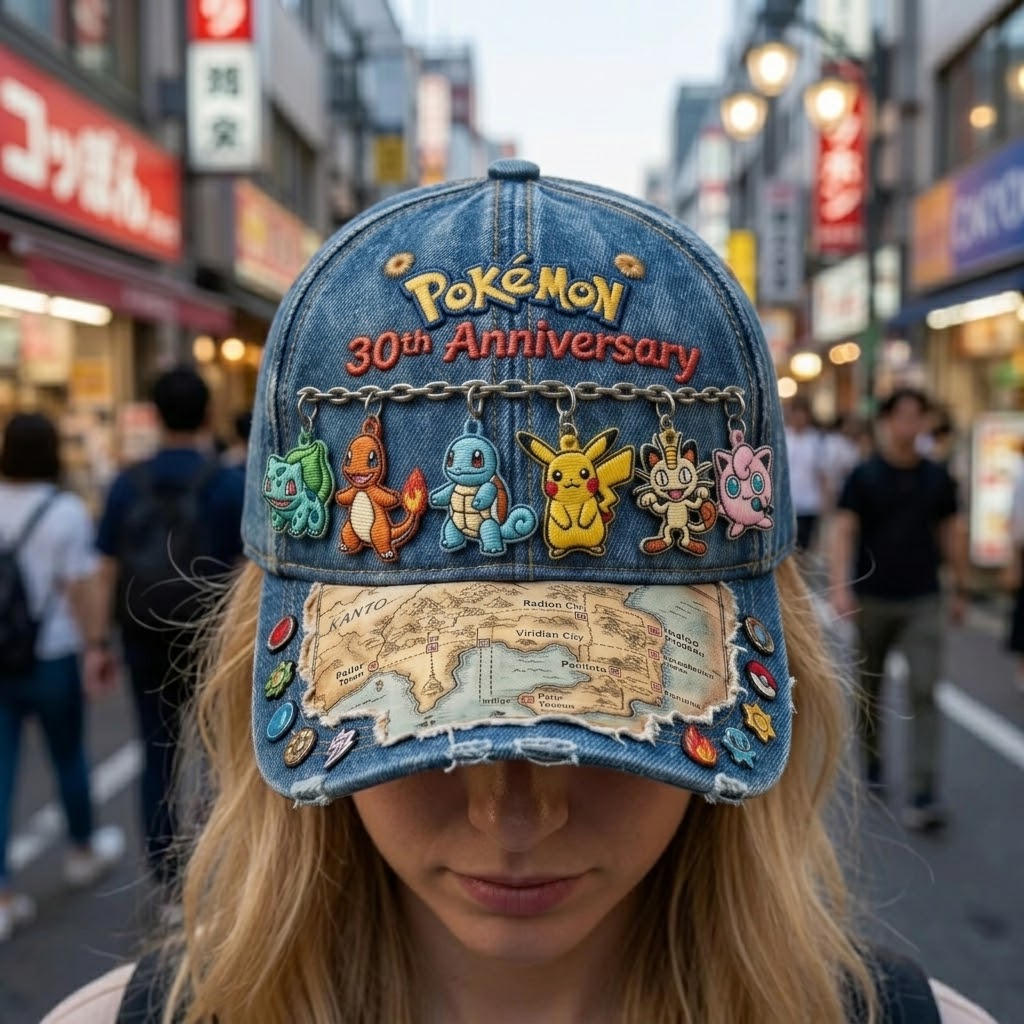 Personalized Denim Cap 30th Anniversary Gift for Movie Fans Classic Cap GradoCreations