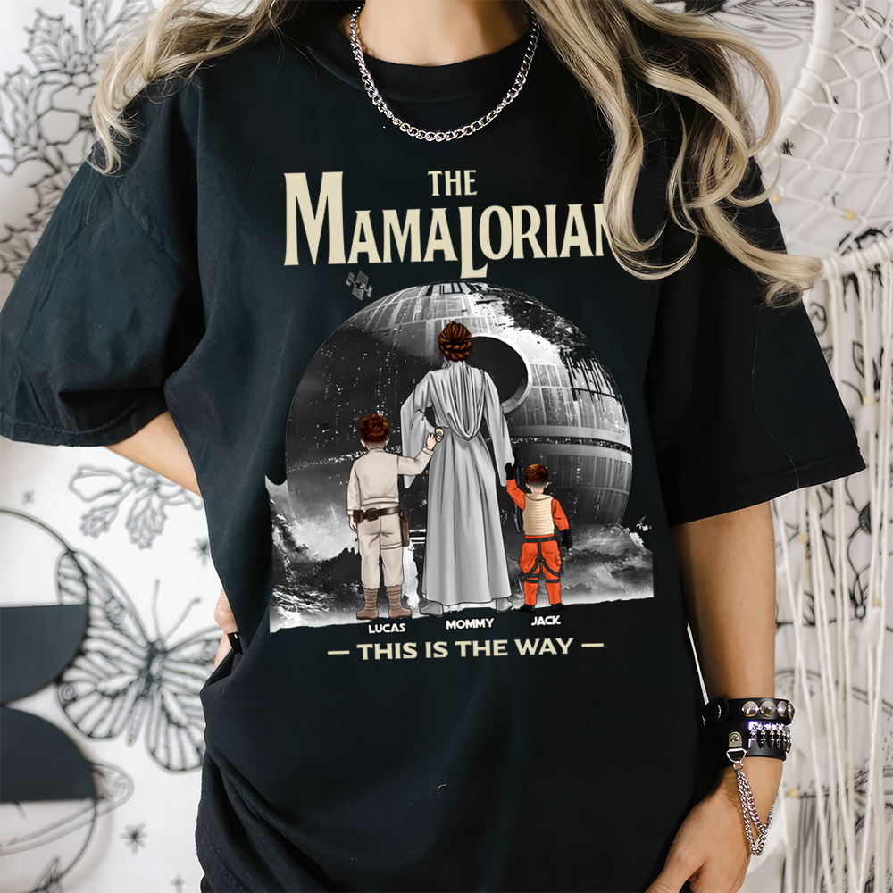 Personalized Mamalorian Shirt Custom Gift for Mom